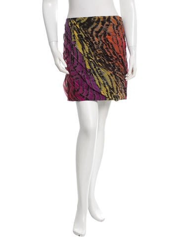 Diane von Furstenberg Silk Printed Skirt
