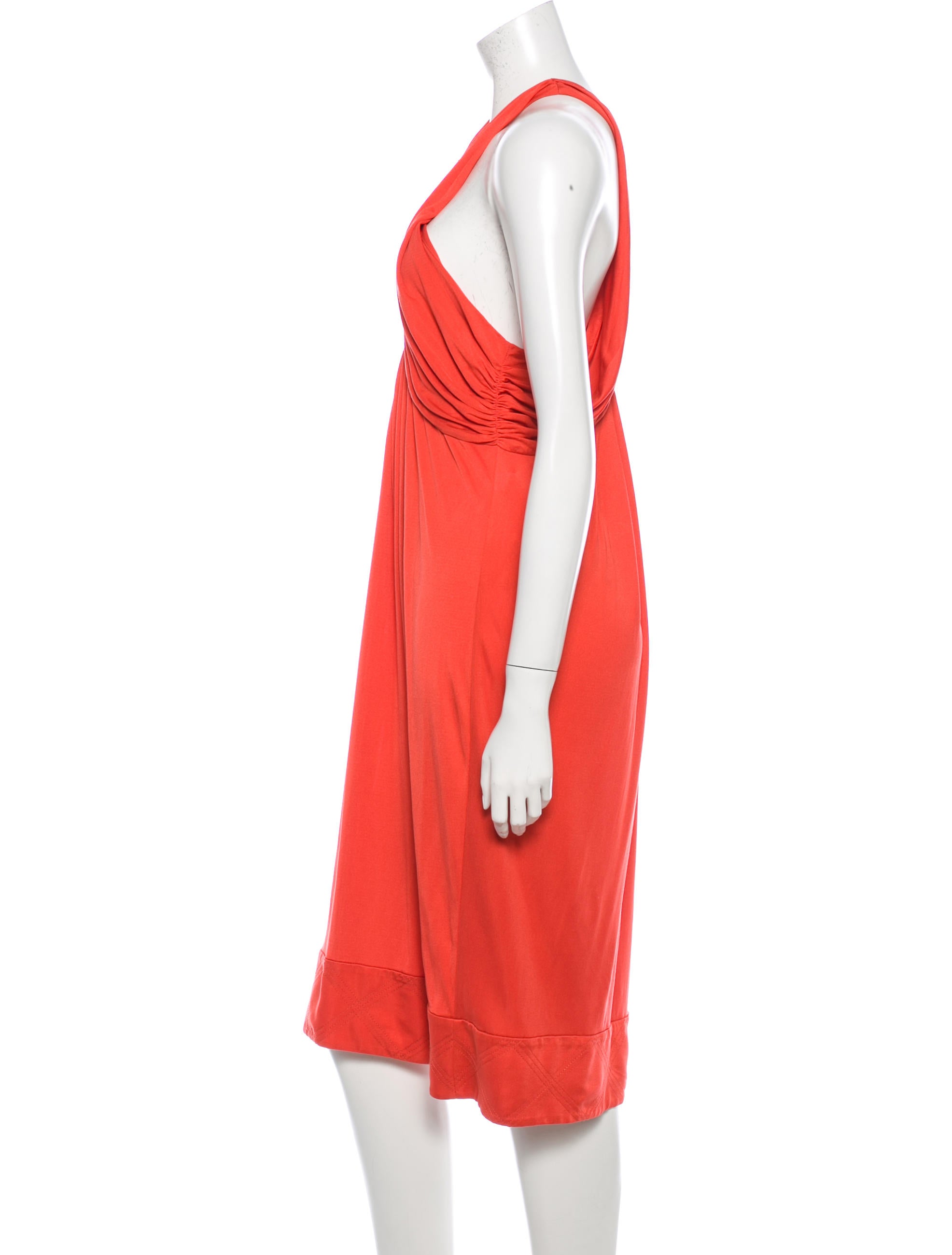 diane von furstenberg orange silk dress Diane von Furstenberg Mercy Ruffled Printed Silk-georgette Maxi Wrap Dress in Orange
