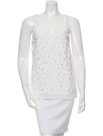 Diane von Furstenberg Sascha Flower Lace Top