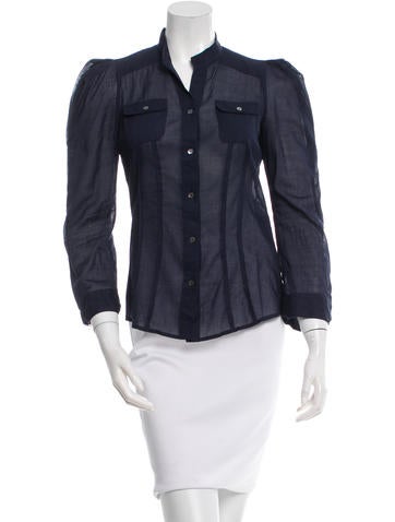 Diane von Furstenberg Button-Up Top