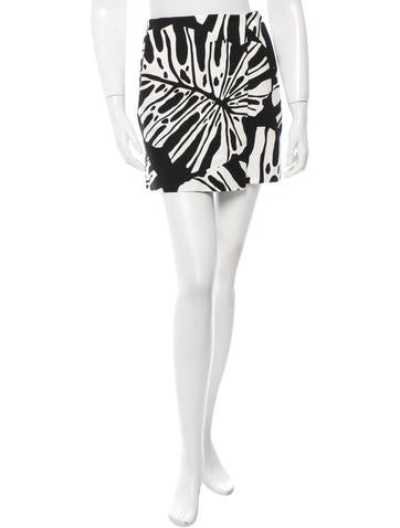 Diane von Furstenberg Melissa Cotton Canvas Skirt