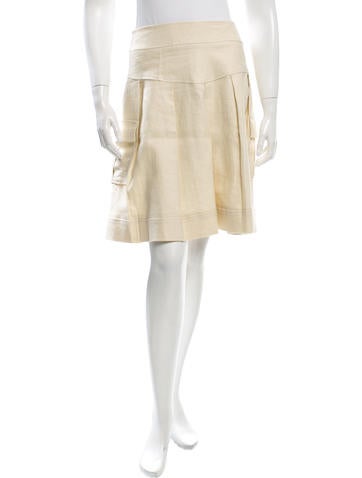 Diane von Furstenberg Pleated Honolulu Skirt