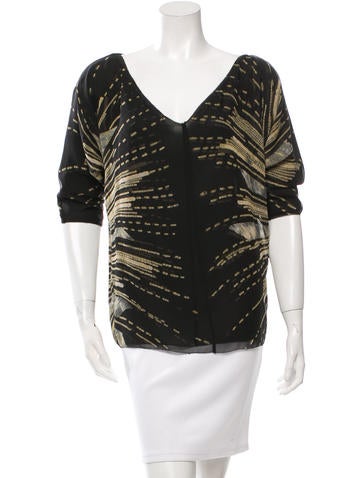 Diane von Furstenberg Bini Silk Blouse