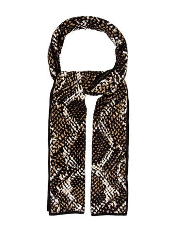 Diane von Furstenberg Multicolor Patterned Scarf w/ Tags