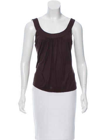 Diane von Furstenberg Sleeveless Scoop Neck Top