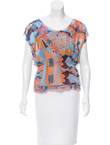 Diane von Furstenberg Ezmeralda Silk Top
