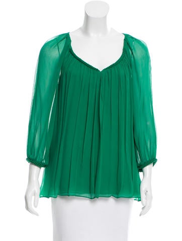 Diane von Furstenberg Silk Fenobe Top