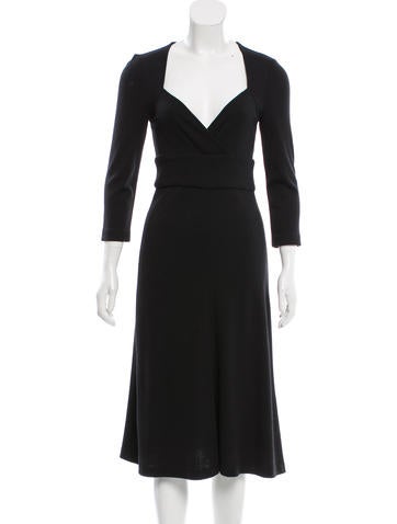 Diane von Furstenberg Wool Midi Dress