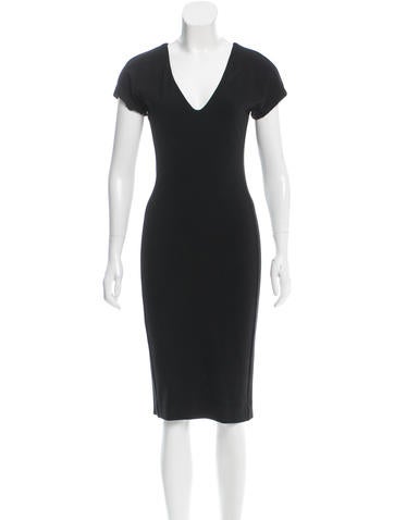 Diane von Furstenberg V-Neck Midi Dress
