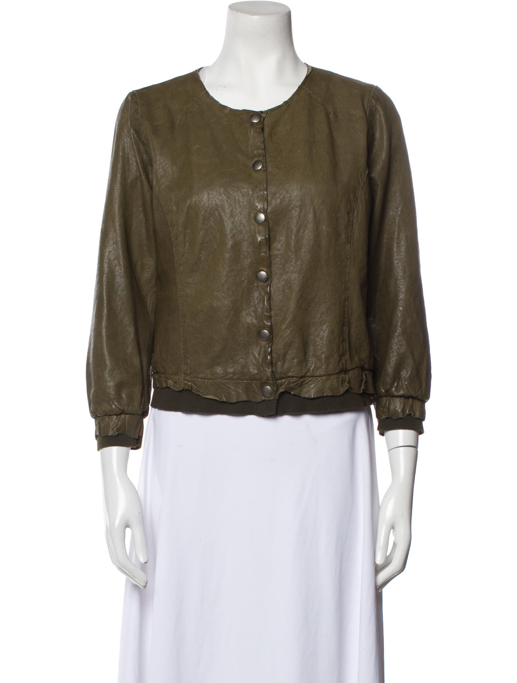 Di Bello Lamb Leather Biker Jacket