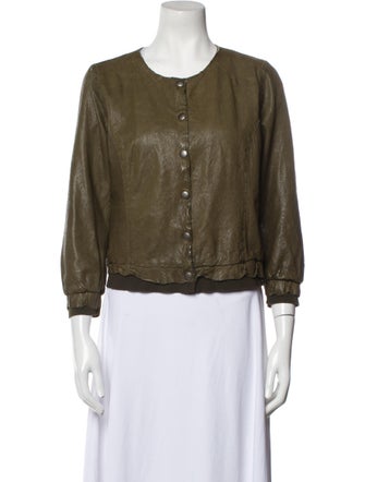 Di Bello Lamb Leather Biker Jacket