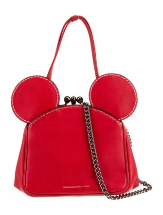 Disney x Coach Leather Top Handle Bag