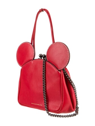Disney x Coach Leather Top Handle Bag
