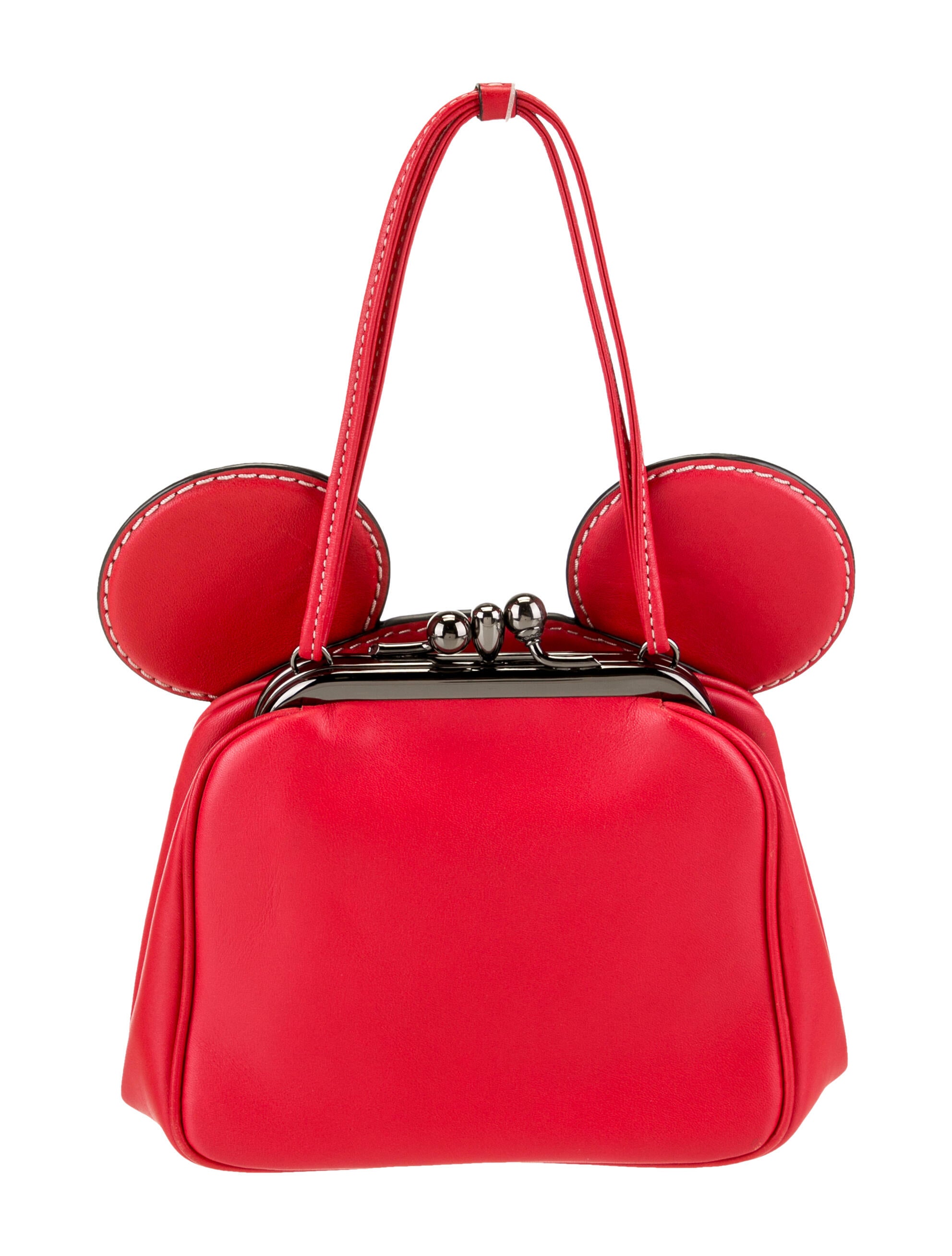 Disney x Coach Leather Top Handle Bag