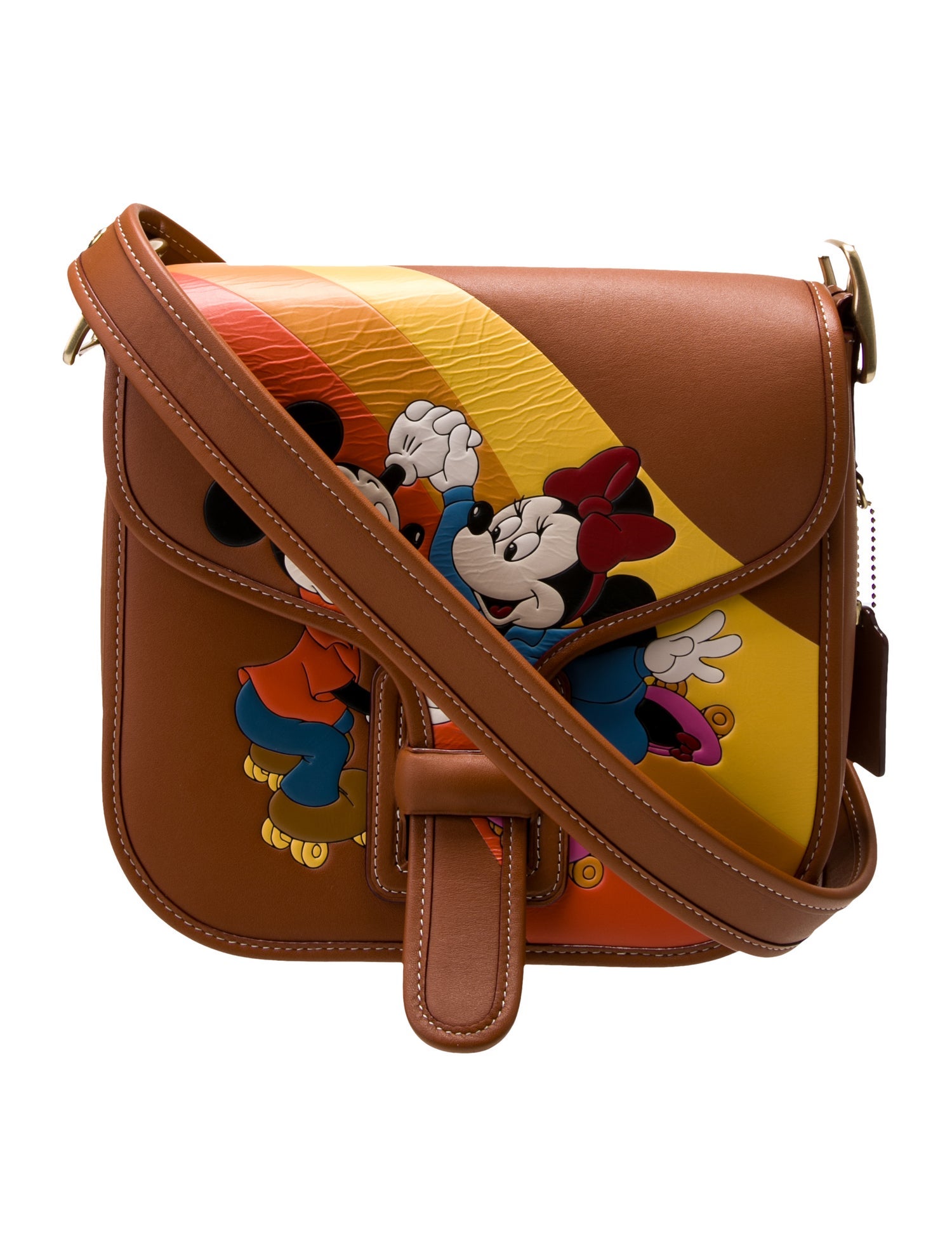 Disney x Coach Leather Crossbody Bag