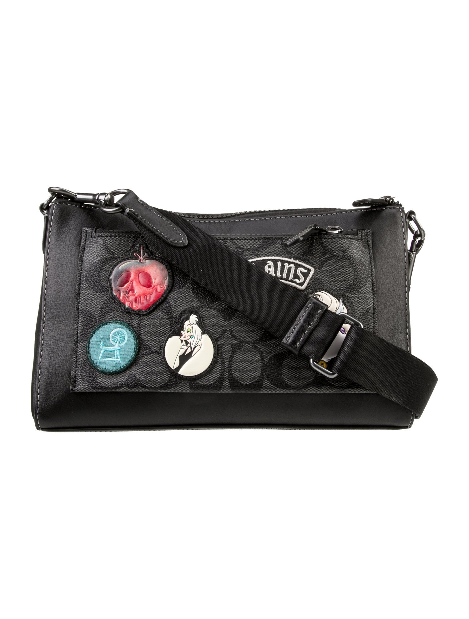 Disney x Coach Leather Messenger Bag