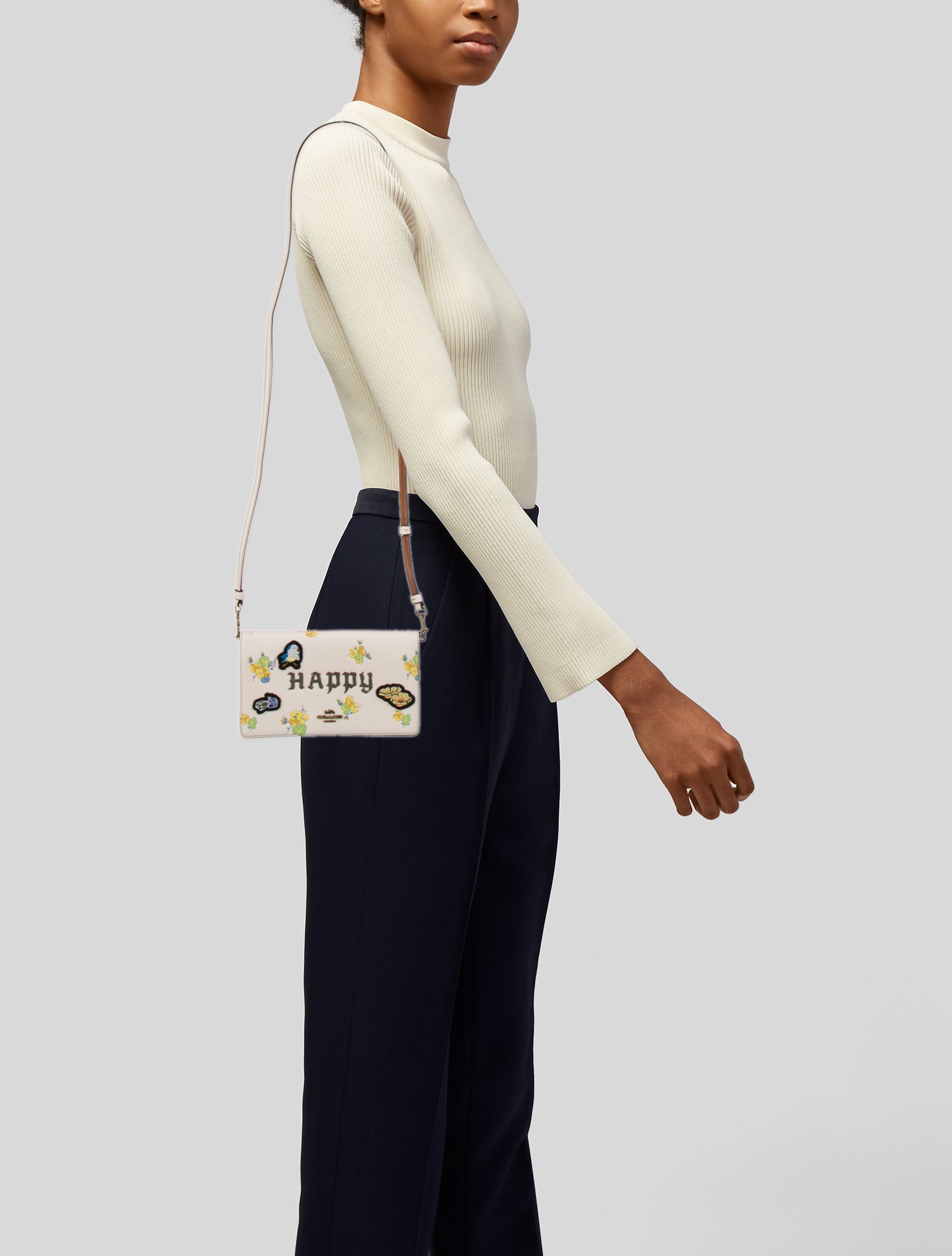 Disney x Coach Leather Clutch
