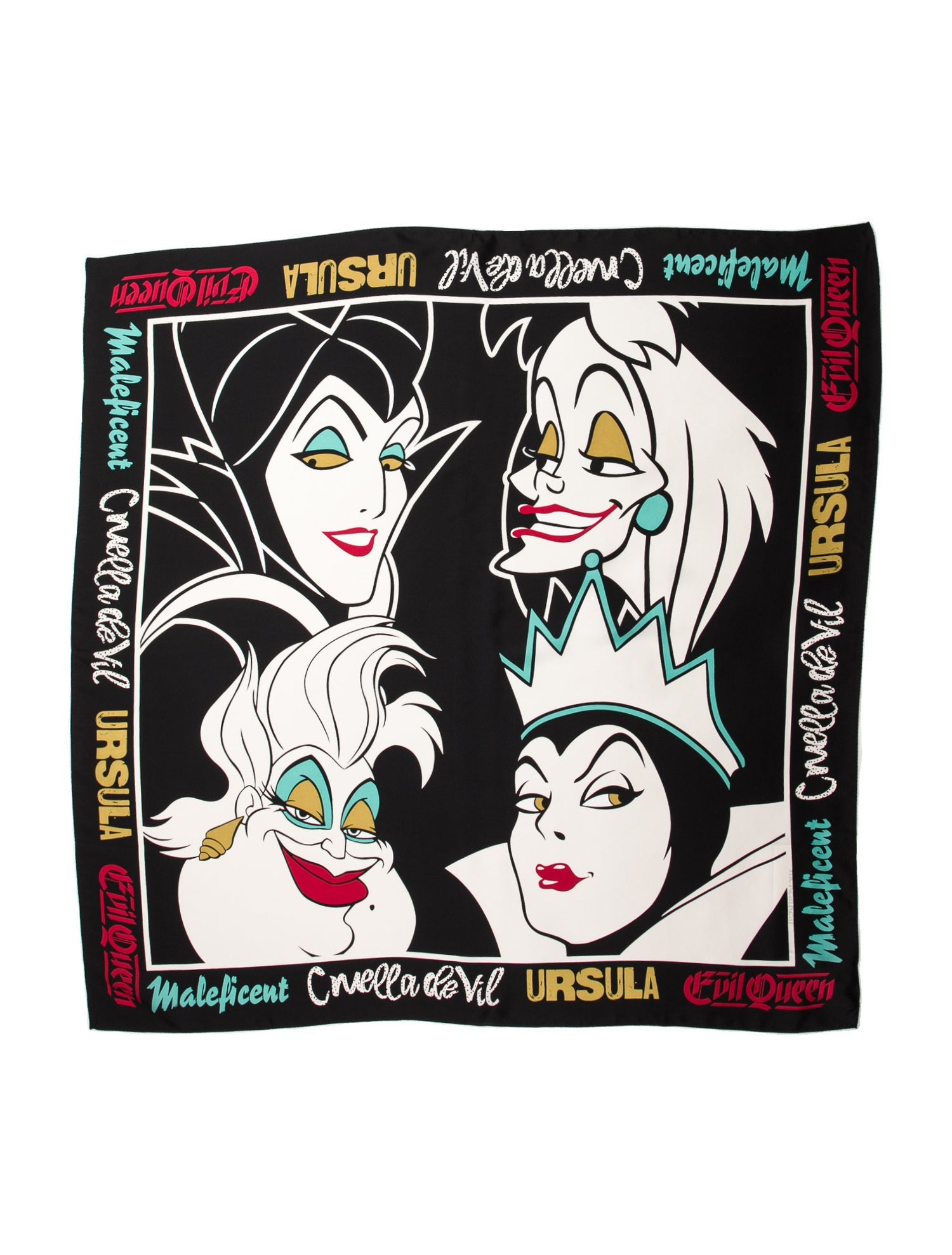 Disney x Coach Silk Printed Scarf