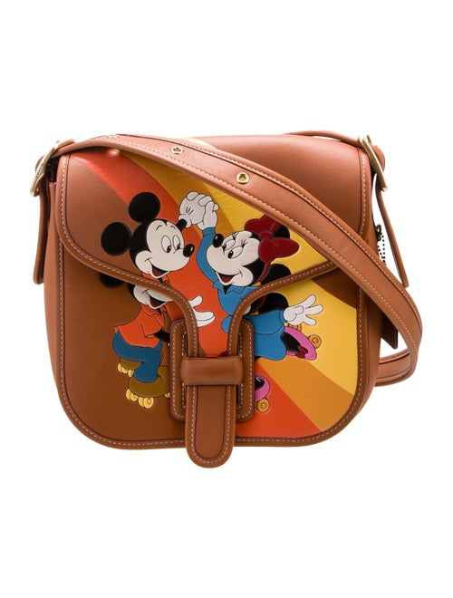 Disney x Coach Leather Crossbody Bag