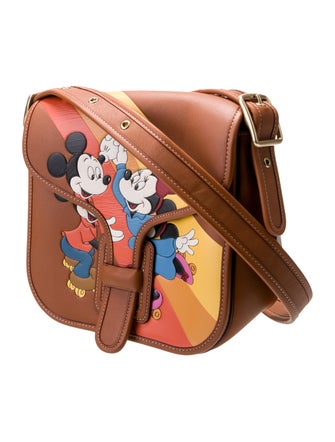 Disney x Coach Leather Crossbody Bag