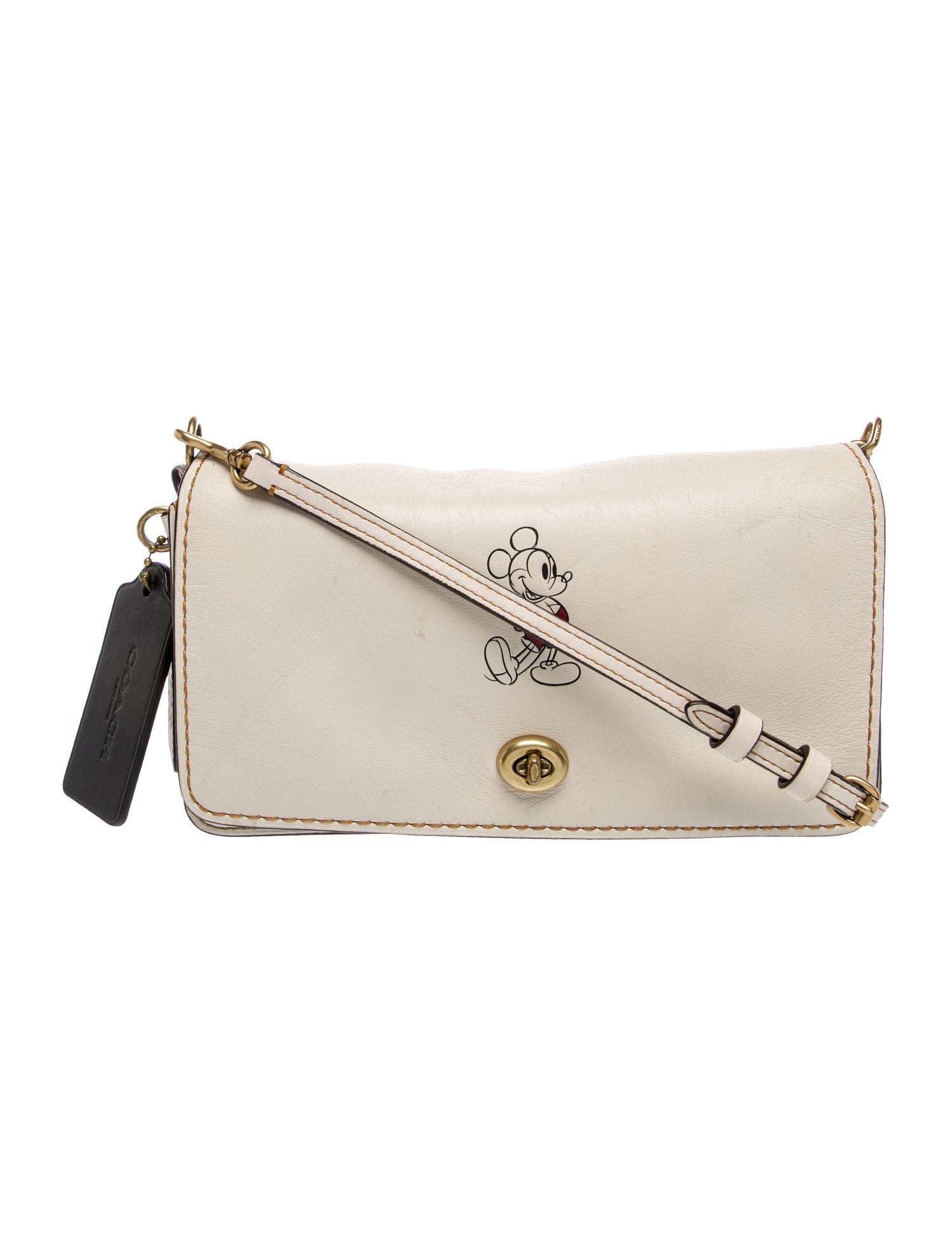 Disney x Coach Leather Crossbody Bag
