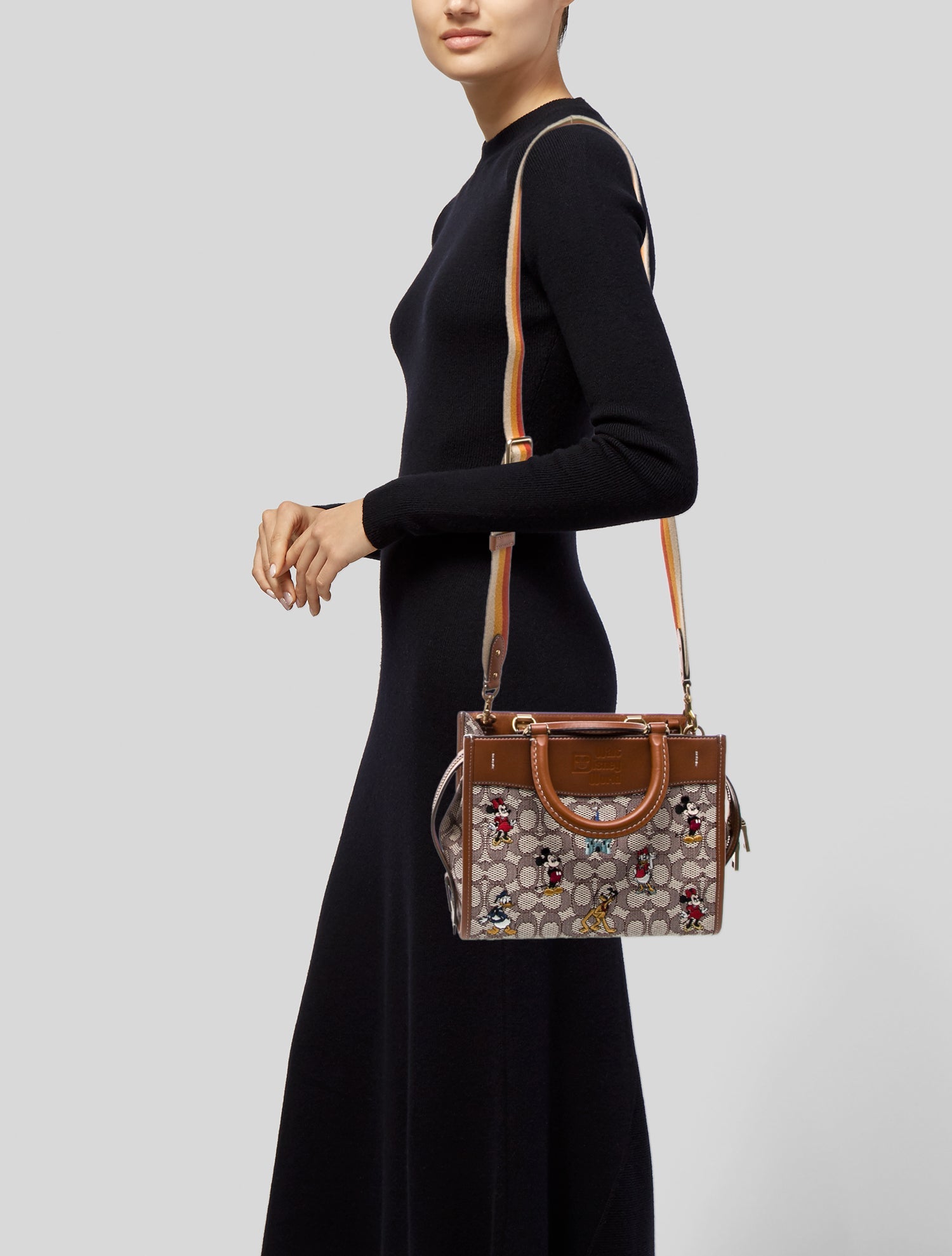 Disney x Coach Canvas Top Handle Bag