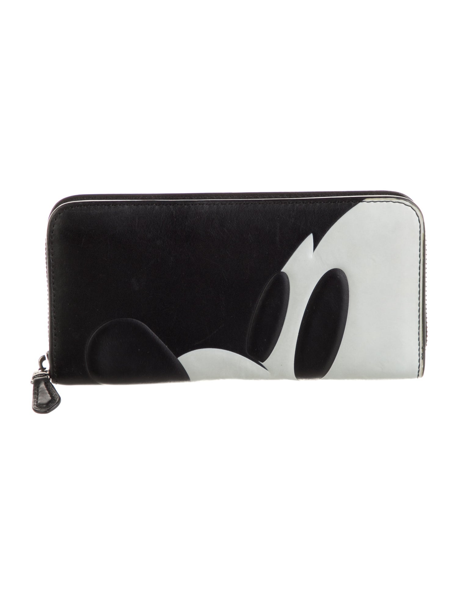 Disney x Coach Leather Printed Continental Wallet