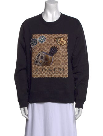 Disney x Coach Graphic Print Crew Neck Sweatshirt