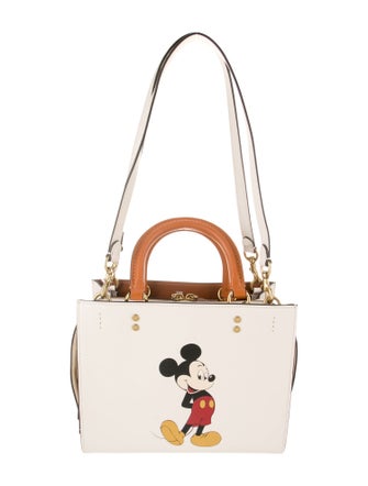 Disney x Coach Leather Top Handle Bag