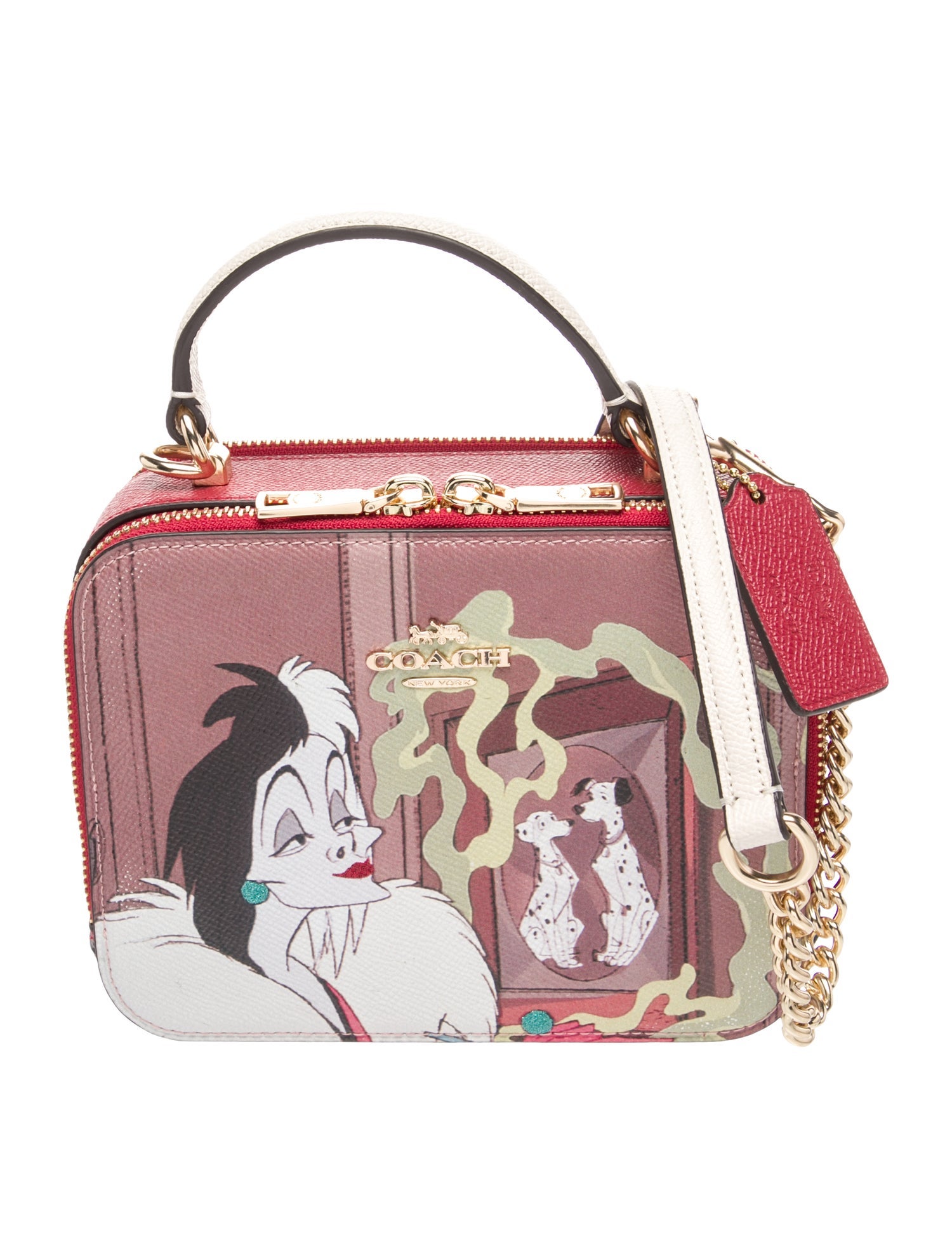 Disney x Coach Leather Shoulder Bag