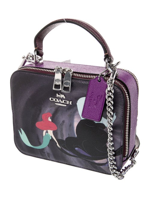 Disney x Coach Leather Shoulder Bag