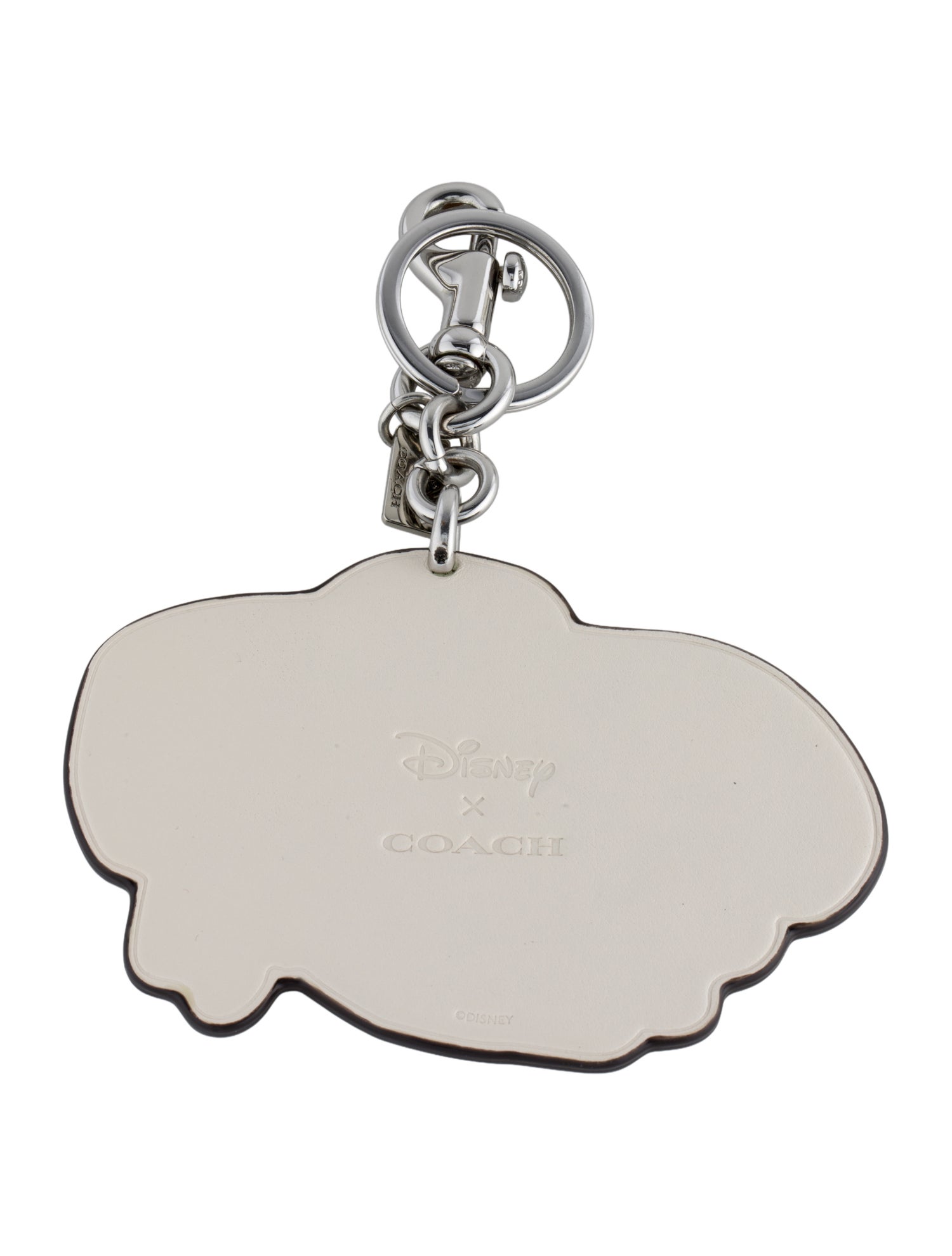 Disney x Coach Patterned Leather Keychain