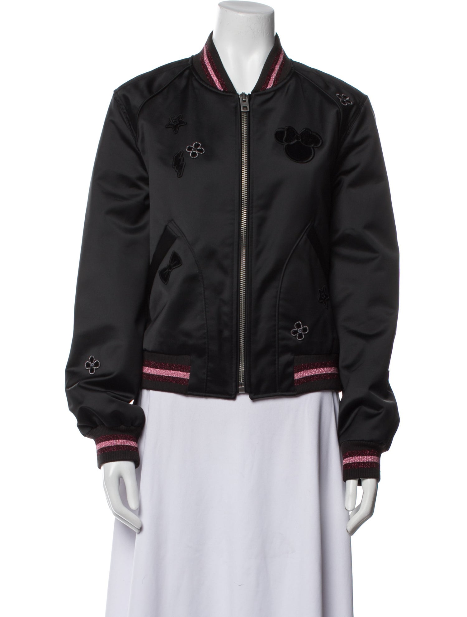 Disney x Coach Floral Print Bomber Jacket