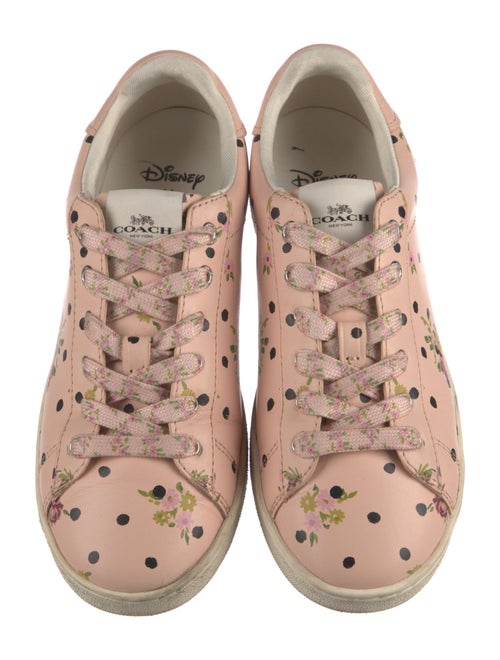 Disney x Coach Leather Printed Sneakers