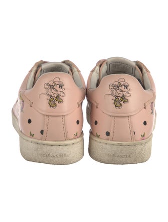 Disney x Coach Leather Printed Sneakers