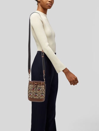 Disney x Coach Canvas Bucket Bag