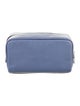 Disney x Coach Women's blue leather cosmetic bag