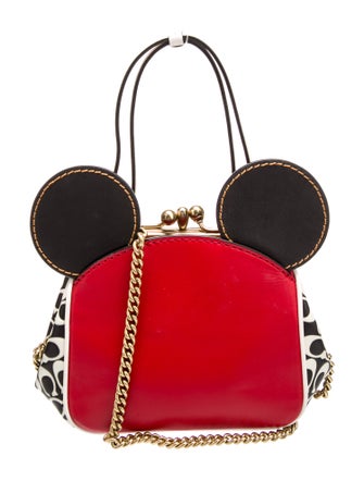 Disney x Coach Leather Top Handle Bag