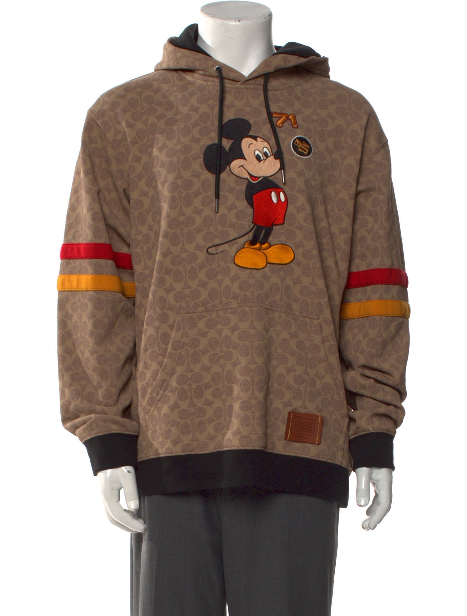 Disney x Coach Graphic Print Crew Neck Hoodie