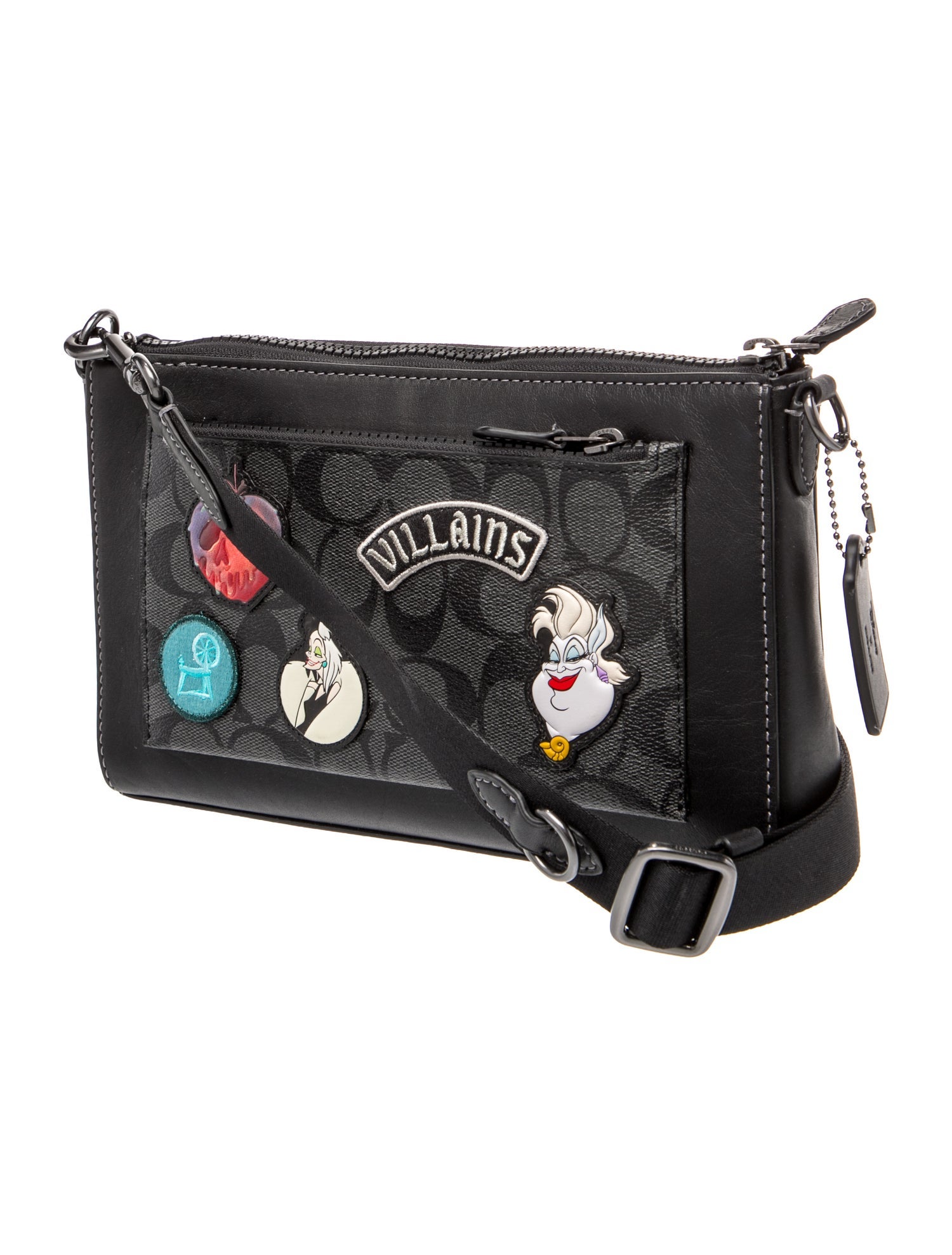 Disney x Coach Leather Crossbody Bag - Black Other, Bags