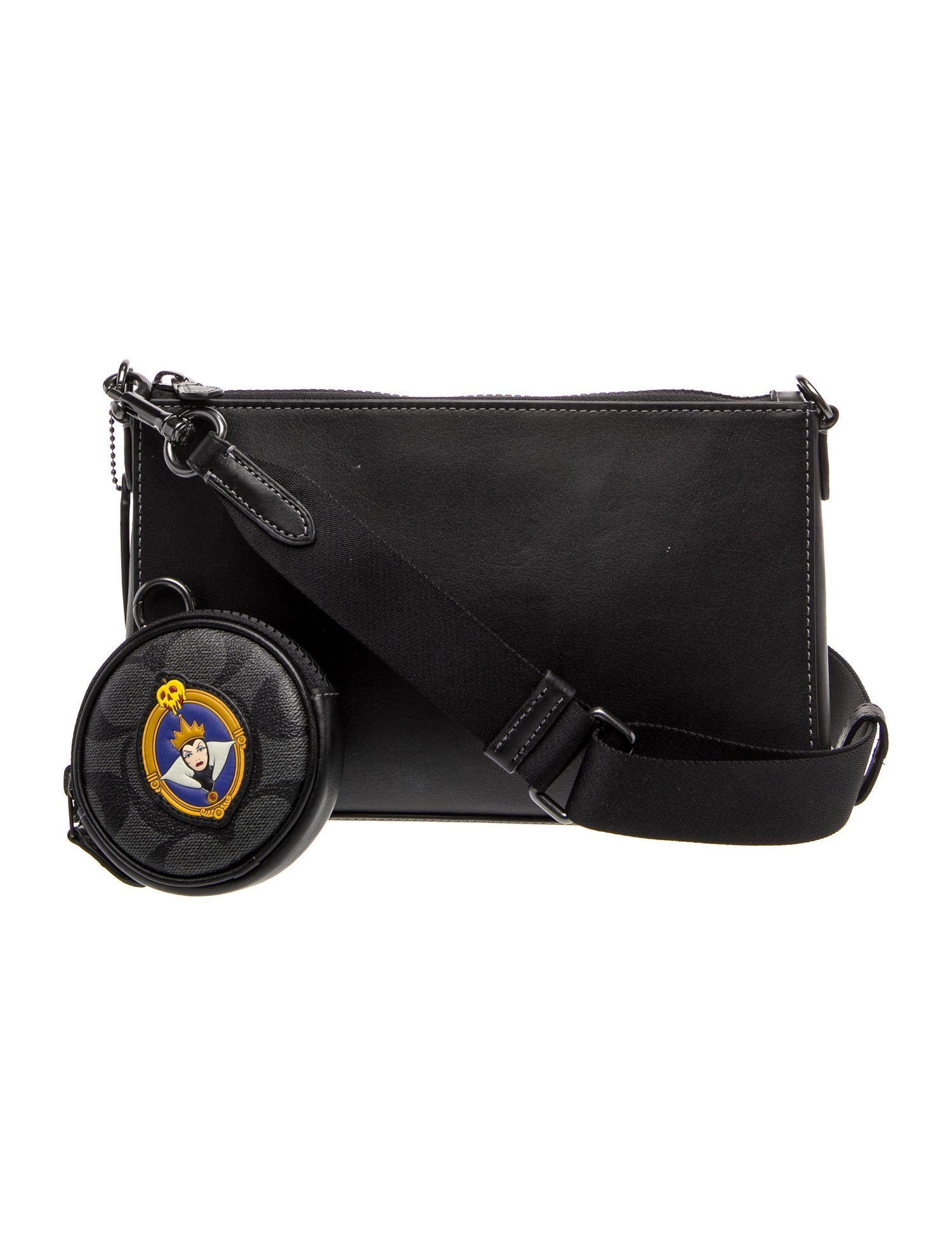 Disney x Coach Leather Crossbody Bag - Black Other, Bags