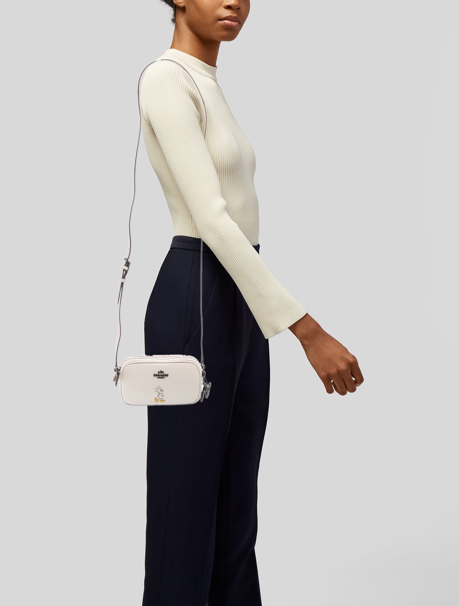 Chanel Uniform Quilted Waist Bag - Black Mini Bags, Handbags