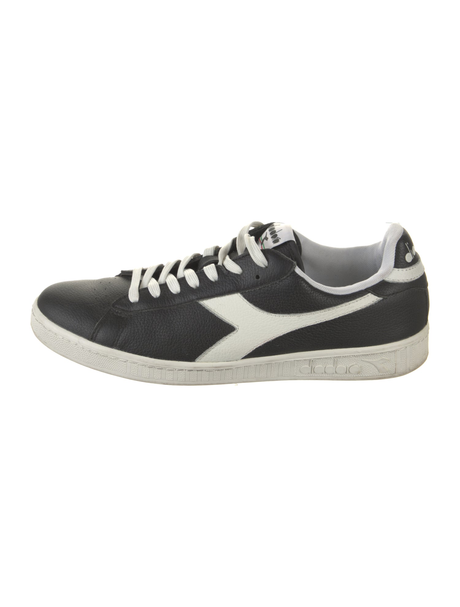 Diadora Leather Colorblock Pattern Sneakers