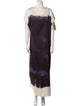 Dima Ayad Tie-Dye Print Long Dress