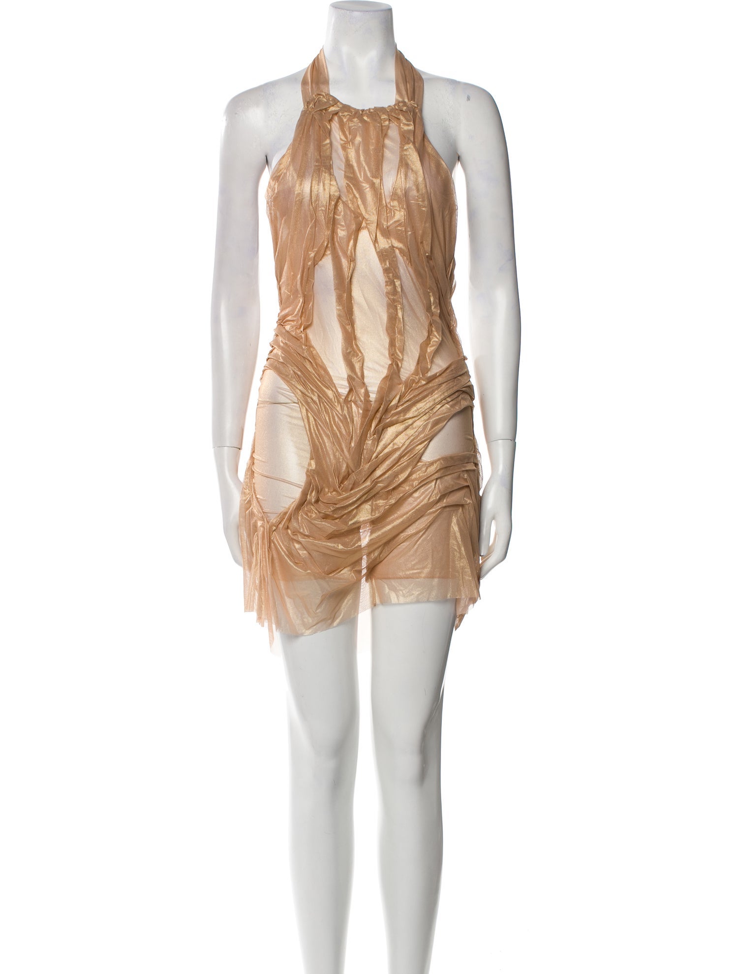 Di Petsa Mesh Halterneck Romper