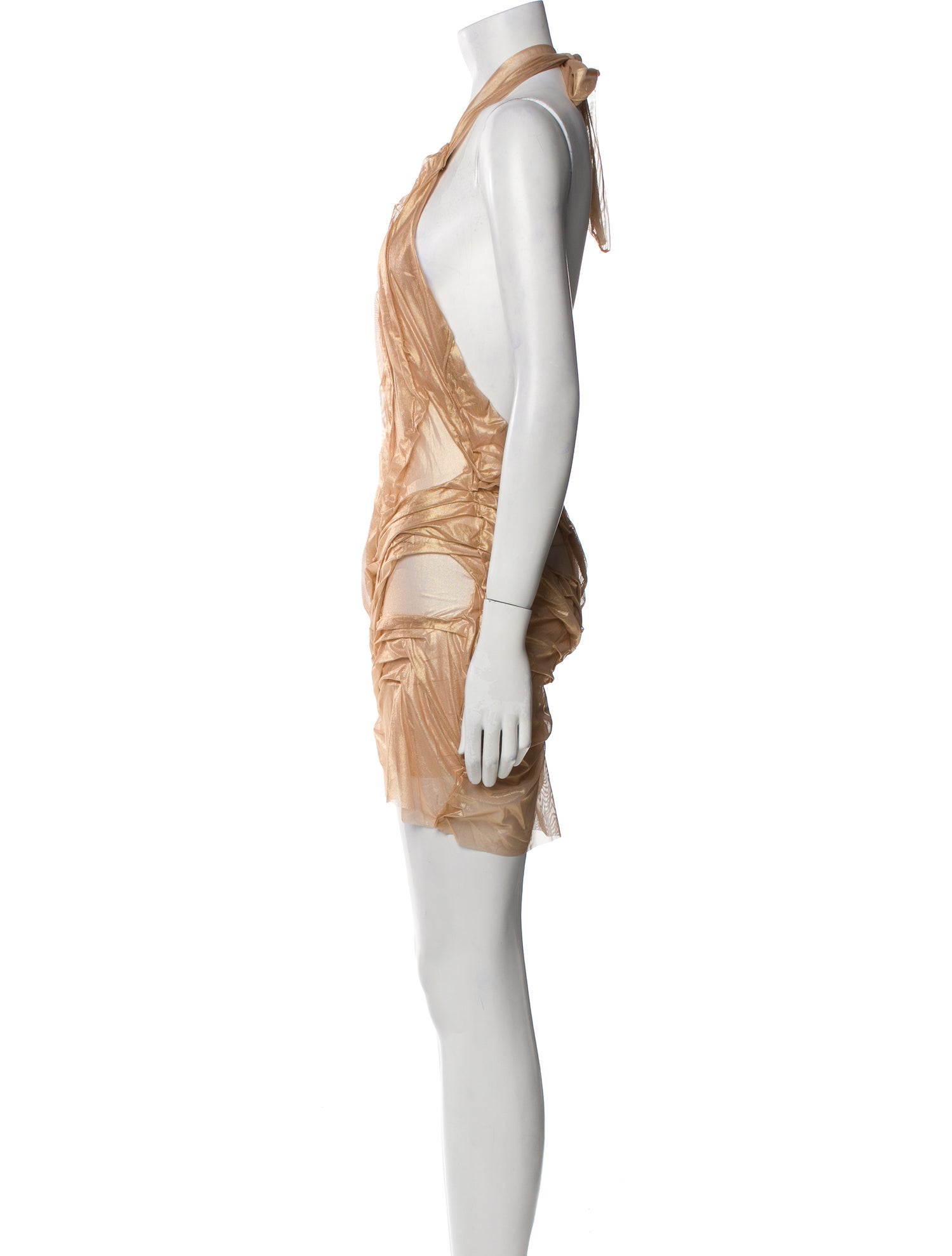 Di Petsa Mesh Halterneck Romper