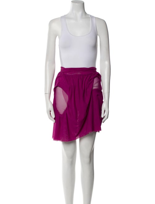 Di Petsa Mesh Accents Skirt Set