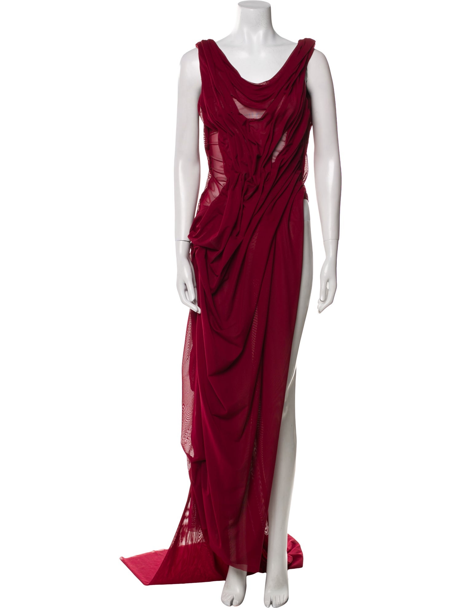 Di Petsa Cowl Neck Long Dress