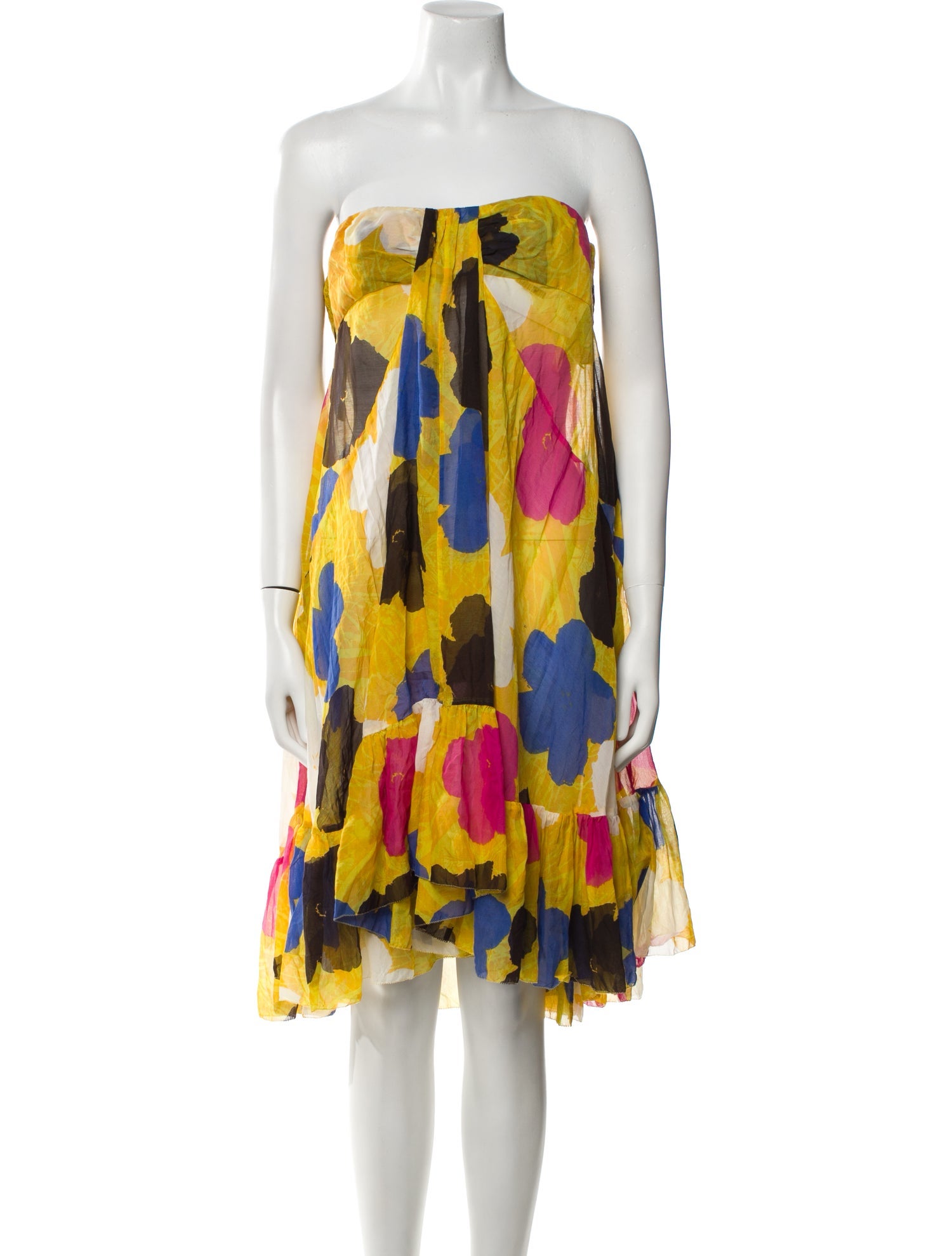 Diane von Furstenberg Andy Warhol Printed Mini Dress