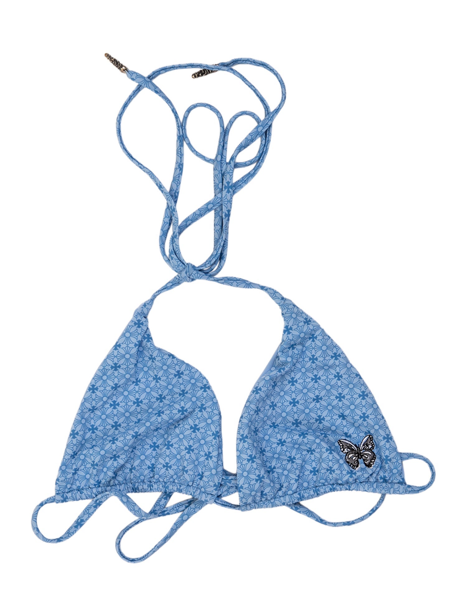 Christian Dior Vintage Printed Bikini - Blue Swimwear, Clothing